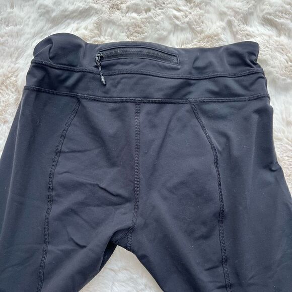 Lululemon Crop Leggings Tights Black Workout Athletic Activewear women’s size 6 - Picture 6 of 11
